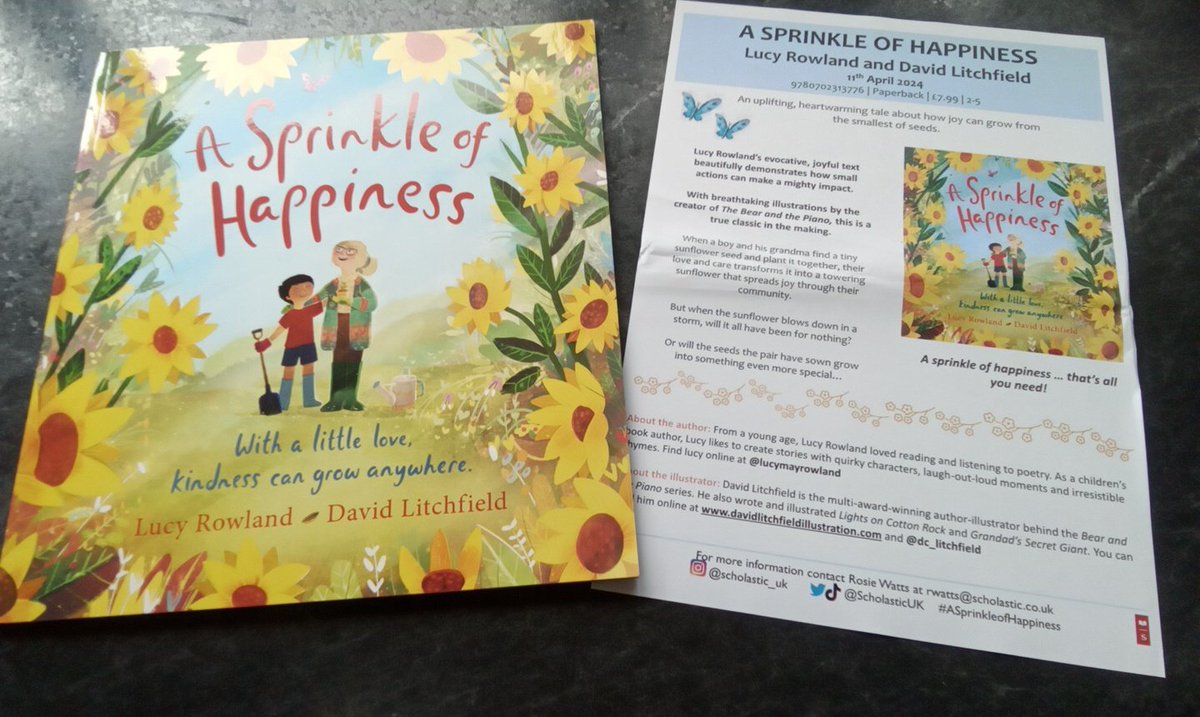 #ASprinkleofHappiness @lucymayrowland @dc_litchfield Small actions can make a mighty impact. A boy and his grandmother plant a sunflower seed, where does it lead...
