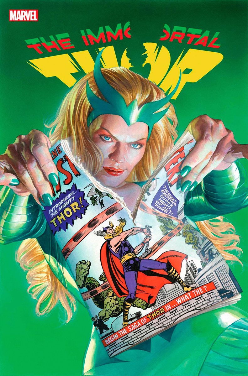 THE ENCHANTRESS OF WORLDS! ⁉️How is your 🎈#Monday going? 🍨Sweeten it with 👉Immortal #Thor #9 ❤️@thealexrossart #Cover 👉ow.ly/b7cA50R66a4 ✏️@Al_Ewing 🎨@ibraimroberson #NewComics #ComicBookCollection #TopVariantCovers #TopVariants #Marvel #MarvelComics #Comicbookshop
