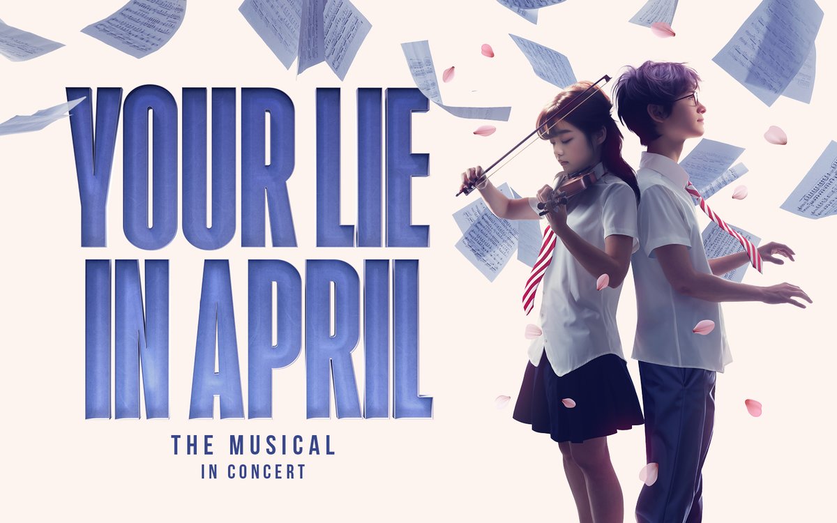 We're sending our love to Costume Designer Kimie Nakano and Casting Director @harryblumenau for the First Performance tonight of Your Lie in April: The Musical in Concert at @LWTheatres.