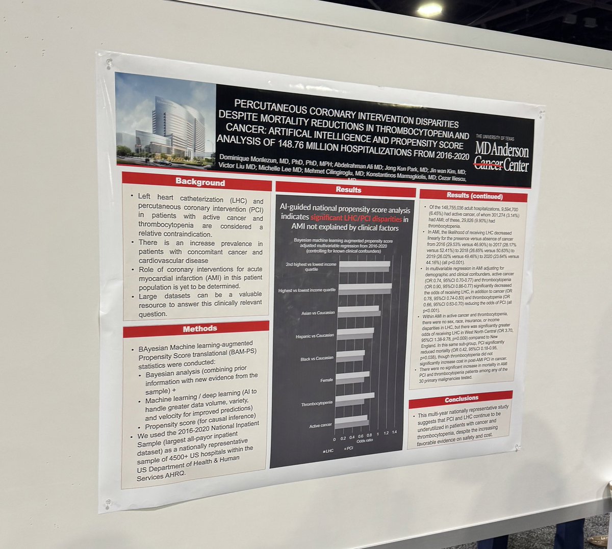 PCI continues to be underutilized in cancer patients with thrombocytopenia. #cardioonc #jacccardioonc #ACC24