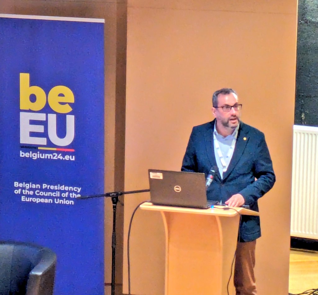 Our #CCFG member @Ibangarciadb is presenting the @Europarl_EN resolution on #MusicStreaming at the @EU2024BE Copyright Conference in Namur. 🇧🇪©️🇪🇺 #EU2024BE