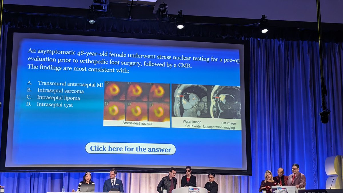 Ongoing now an exciting session Imaging Jeopardy  #ACC24 <a href="/ACCinTouch/">American College of Cardiology</a>