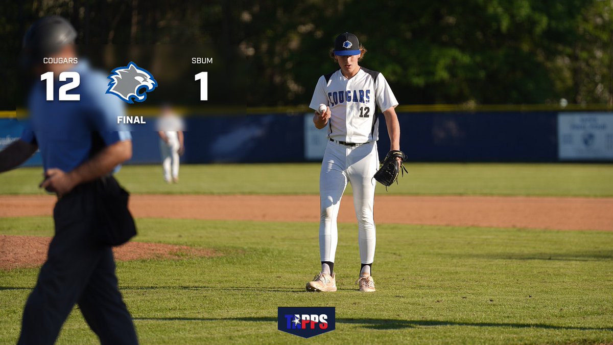 Picking up steam... The Cougars remain undefeated in district play, cruising past another opponent in a dominant Friday display, 12-1. Asher Abrahams 5 innings, 9K, 2H during the game.