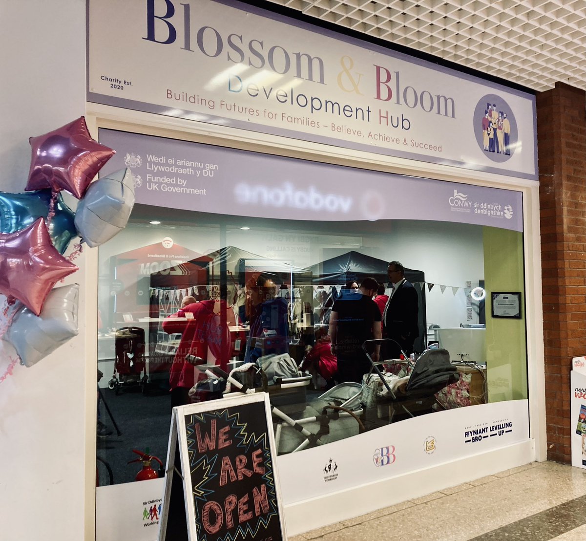 It was wonderful to be invited to the opening of Blossom &amp; Bloom’s new Development Hub, another exciting venture for such an inspiring charity! 

We look forward to continuing to work together to provide training for mums and families in #Rhyl ☺️💻 
#UKSPF
<a href="/DenbighshireCC/">DenbighshireCC</a>