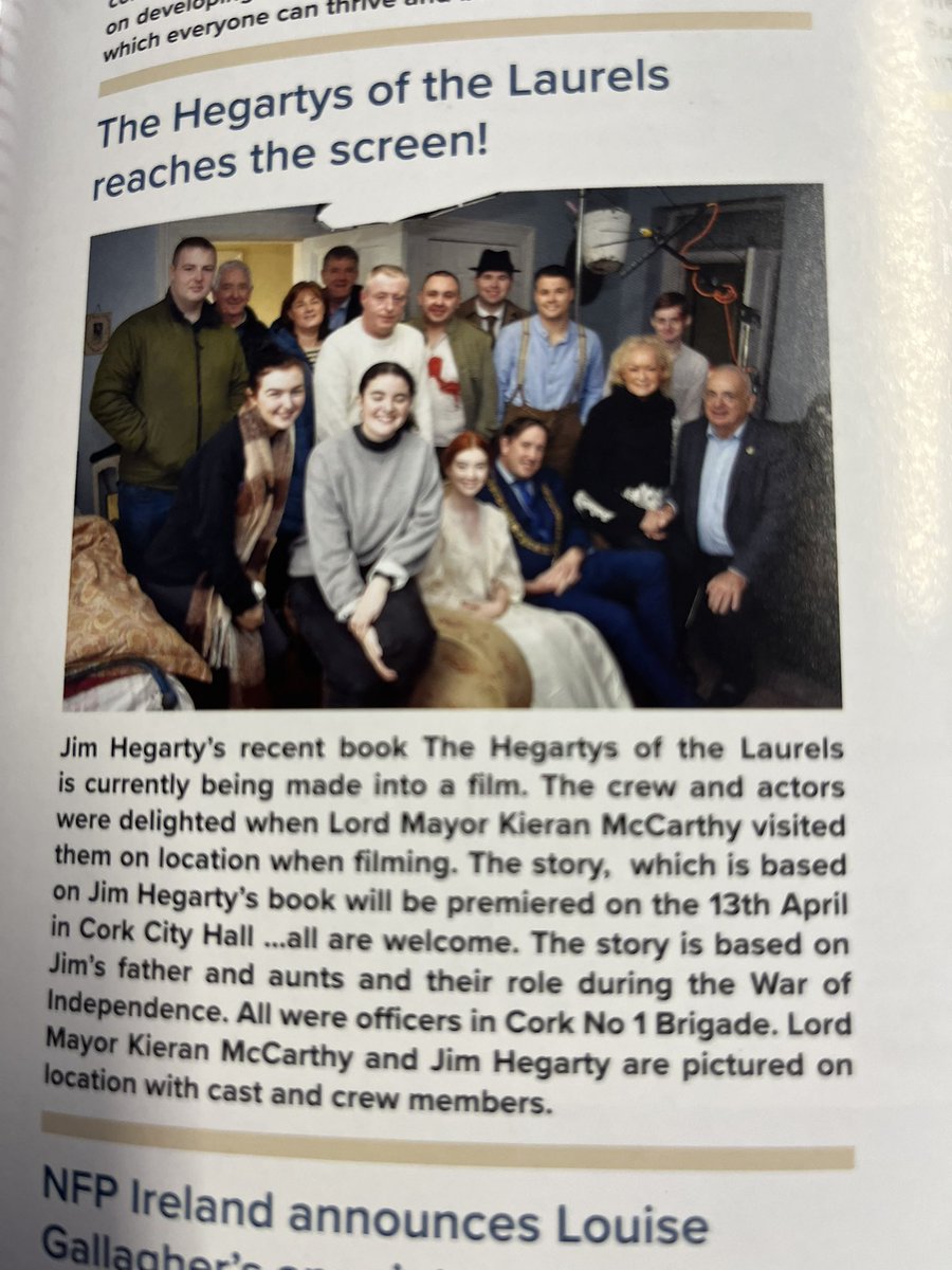 Nice to appear in April issue Irish Broker Magazine. Delighted that the screening is fully booked out @corkcitycouncil City Hall ❤️🤍. Delighted to be part of @learning_fest in the City . @corkcitylibrary @TogherT. @Askaudreylike @HegartyCollect1 @BrokersIreland @HegartyFM 🇮🇪