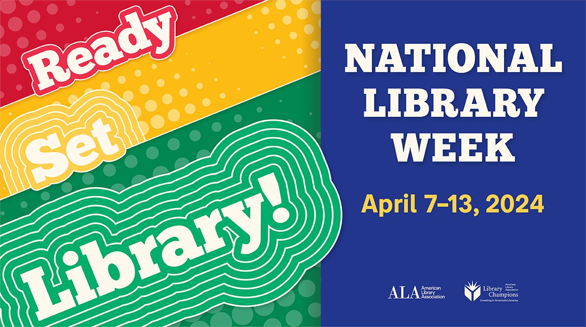 National Library Week is upon us! Today is Right to Read day, a National Day of Action in support of the right to read. loom.ly/CSwgwTw #RightToReadDay