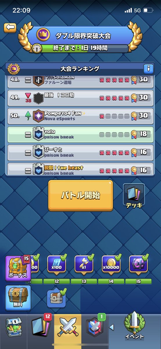 本垢達もぶち壊れゴレ使えばよかったやん