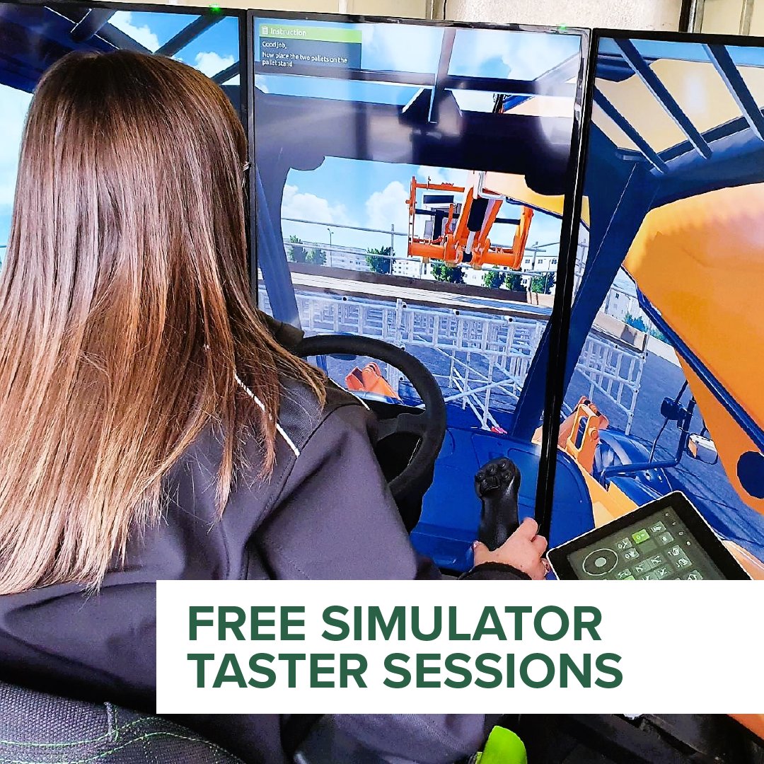 Calling all budding young tractor drivers! We’re offering FREE taster sessions on our specialist simulator next week. The 30-minute sessions are on Thursday (11 April) but be quick to book your space as there is very limited availability. Call: 01561 376000 to book!