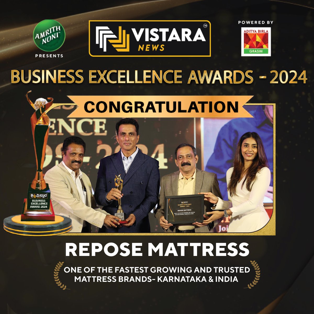 BUSINESS EXCELLENCE AWARDS -2024 ಶ್ರೀ ರಾಮನಾಥ್ ಭಟ್,ರವಿ ಪಂಡಿತ್
#vistaranews #busineessman #vistarabusinessaward #bussiness #reposemattress