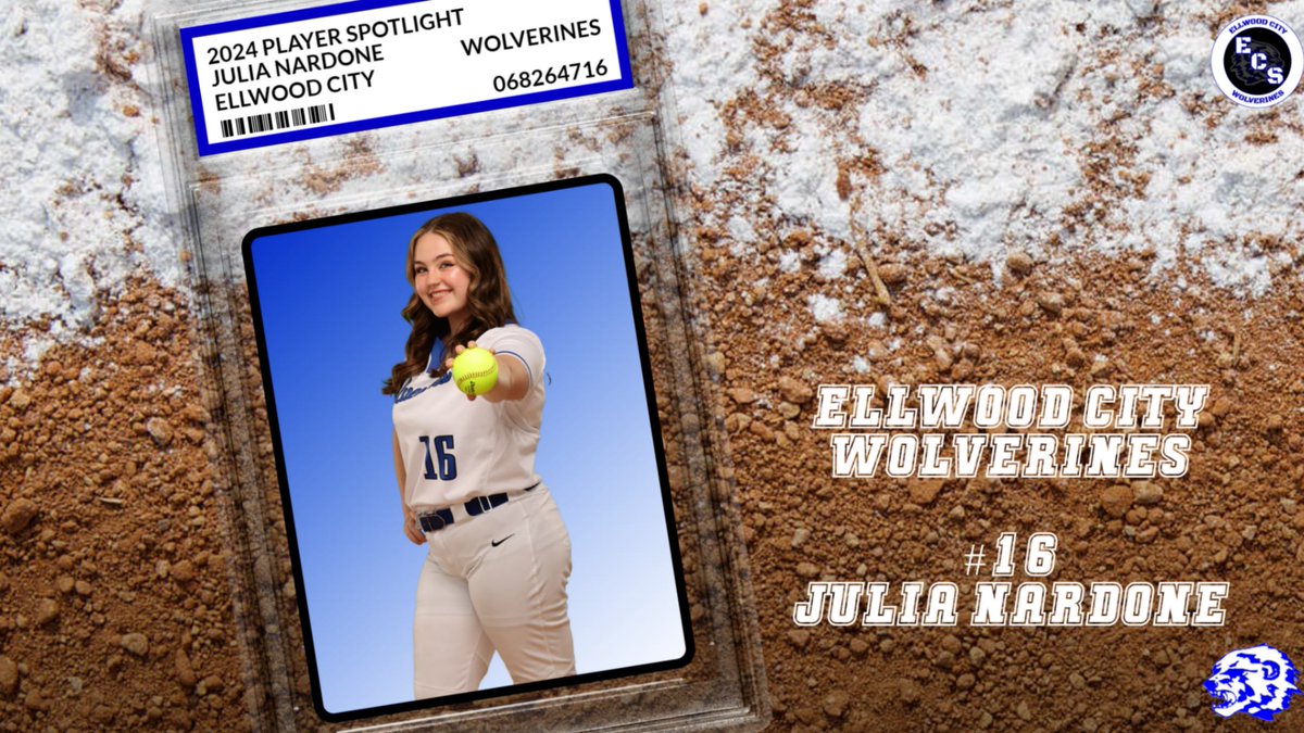 SOFTBALL SPOTLIGHT - #16 JULIA NARDONE

Julia enters her final season with the Wolverines, playing 56 total games so far!

Nardone has a .356 AVG while being on base .497.
Nardone has 7 HR while compiling 25 XBH.
Nardone also went 22-10 in her 2 seasons of pitching!