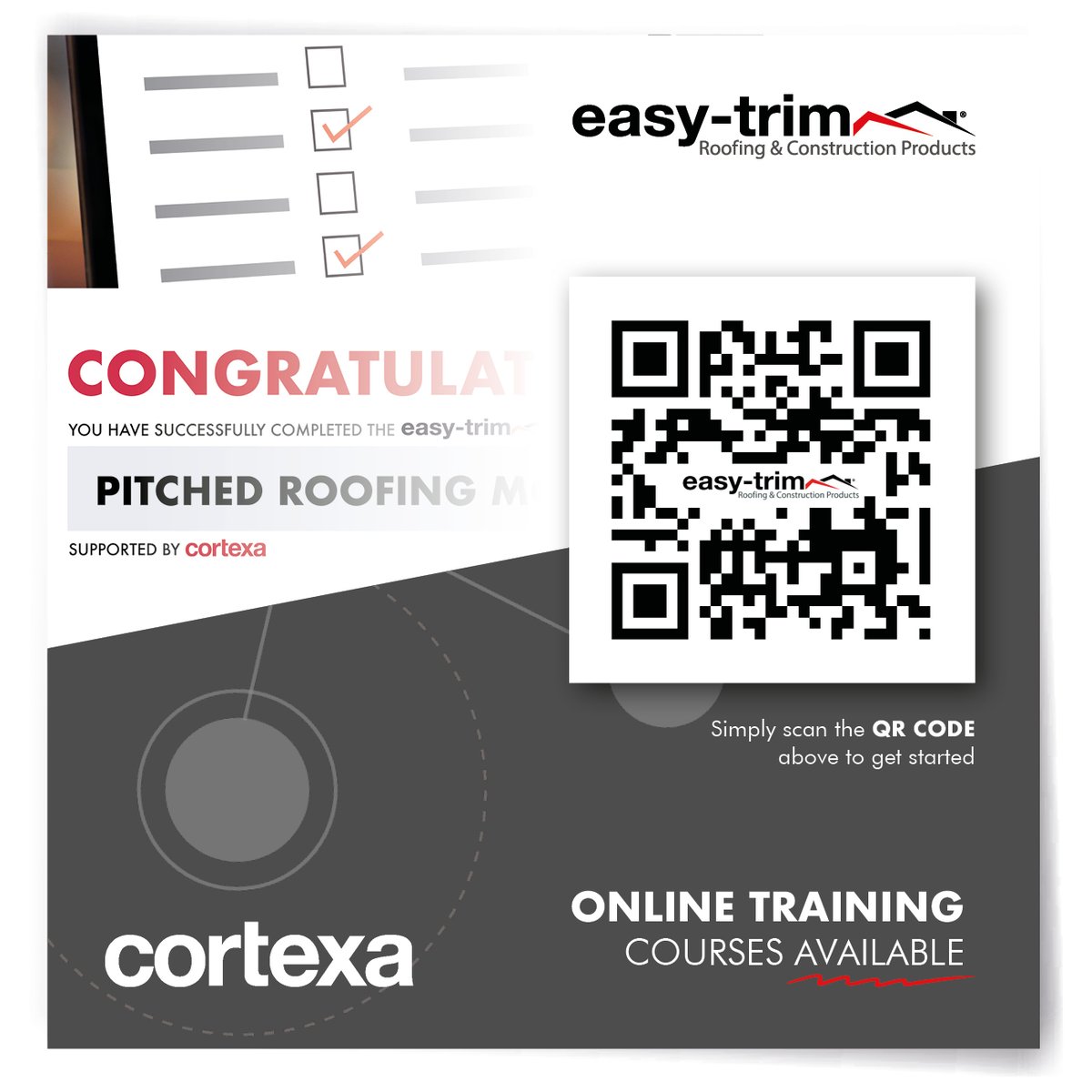 💻🏅 Learn about the full pitched roofing range from Easy-Trim in this 20-minute training module. Understand the range and its benefits and increase your selling power ✨ today!
#easytrim #trimmer #trainingcourses #traininganddevelopment #training #roofing #constructionindustry
