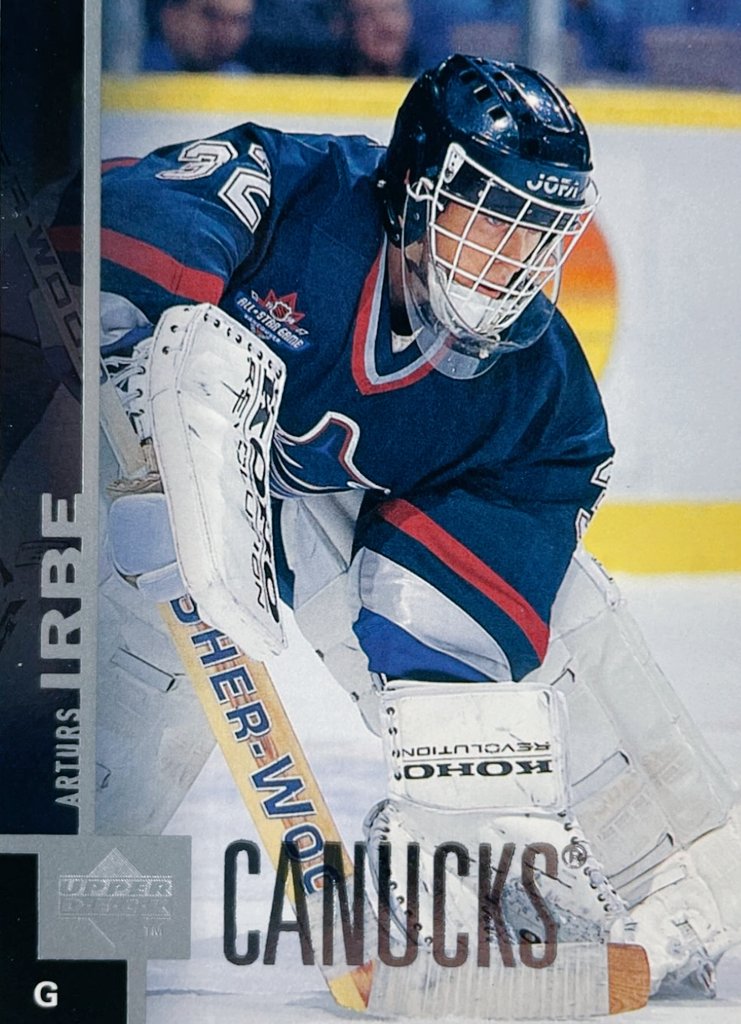 Arturs Irbe Vancouver Canucks Upper Deck Card @Canucks #canucks #NHL