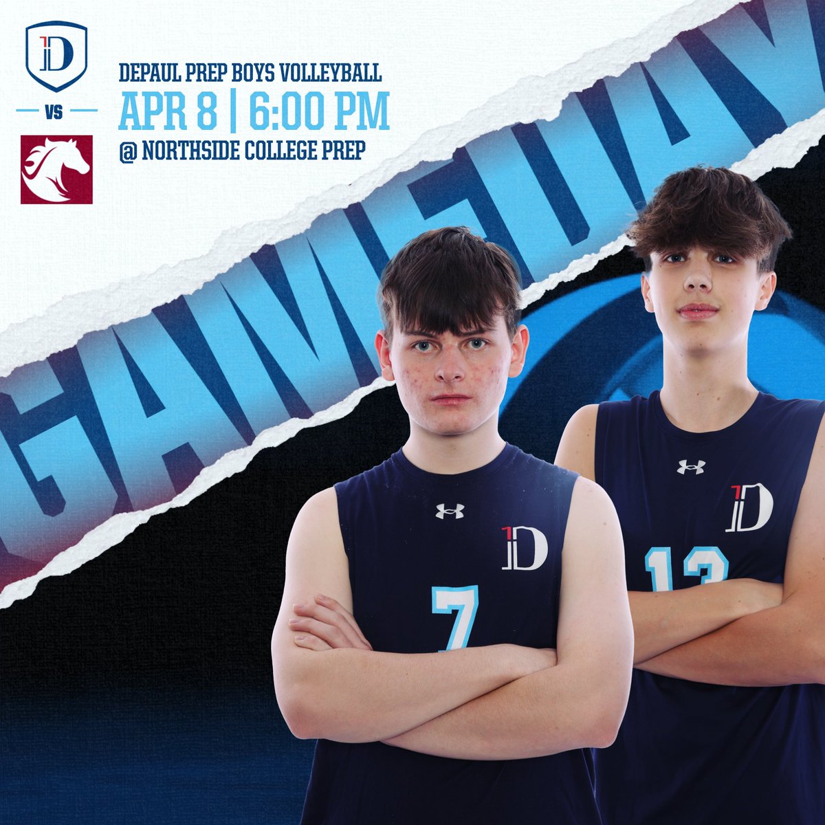 It’s GAME DAY! Come support the Rams as they take on the Mustangs tonight at Northside College Prep. First serve scheduled for 6:00p.