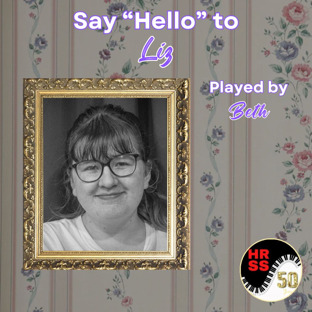 HolyRoodStage's tweet photo. #HRSS present #KeepingUpAppearances, Fri 26th, Sat 27th &amp; Sun 28th April 2024. #MeetTheCharacter - Say "Hello" to Liz.🎭 #AmateurDramatics #AmDram #Sitcom #Play #ComingSoon! https://t.co/0xw51sk3T2