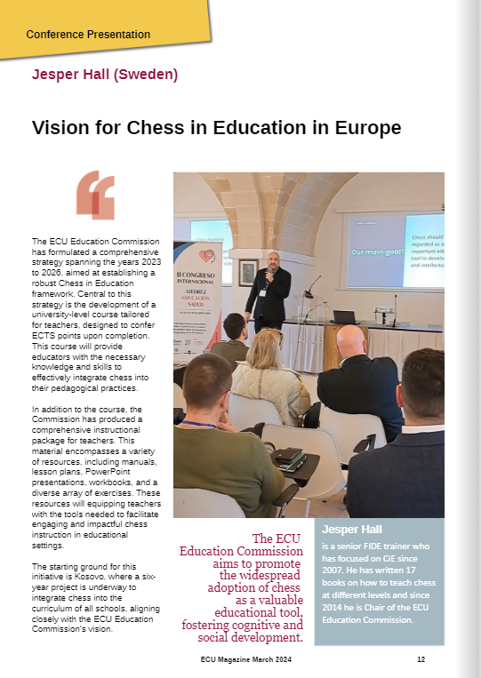 ECU_Education's tweet photo. ECU Magazine March 2024 is out! Presentation summaries from the Conference in Menorca
Read online: https://t.co/yXBj4z7II1 or download it from the ECU Website: https://t.co/QwAAyhMAXr https://t.co/JvueYbEYo0