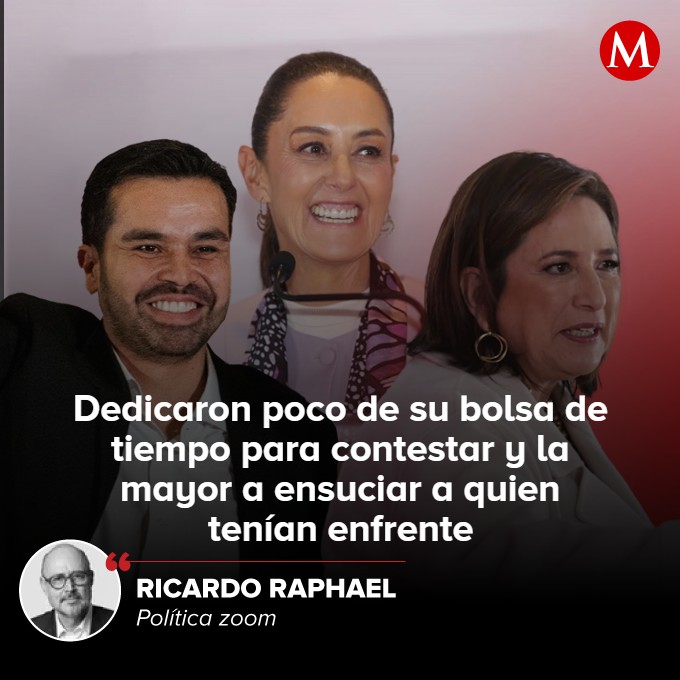 #PolíticaZoom | El tono fue creciendo en tensiones y enojo. Nos quedaron a deber las candidaturas. Que todos son unos corruptos ya lo sabíamos, también que se detestan. Lo han repetido hasta el cansancio.

🖋️ Lee la opinión de @ricardomraphael 

mile.io/43TCt9I