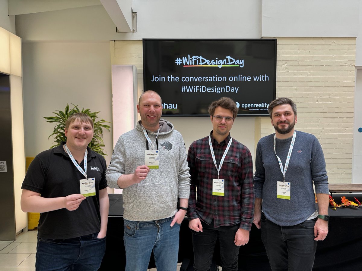 Telent recently attended #WiFiDesignDay in London, the only event in the UK that’s solely focused on Wi-Fi, covering best practices for wireless surveying, design, security, monitoring and troubleshooting. ✅Find out more about Telent’s Wi-Fi solution: telent.com/solutions/netw…