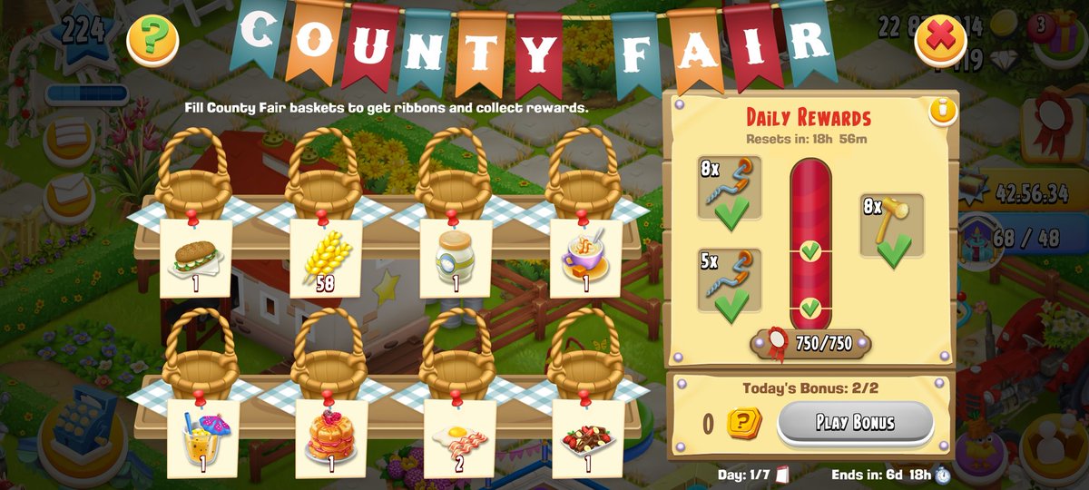 new event 'county fair' di game hay day #hayday #supercell #gameonline