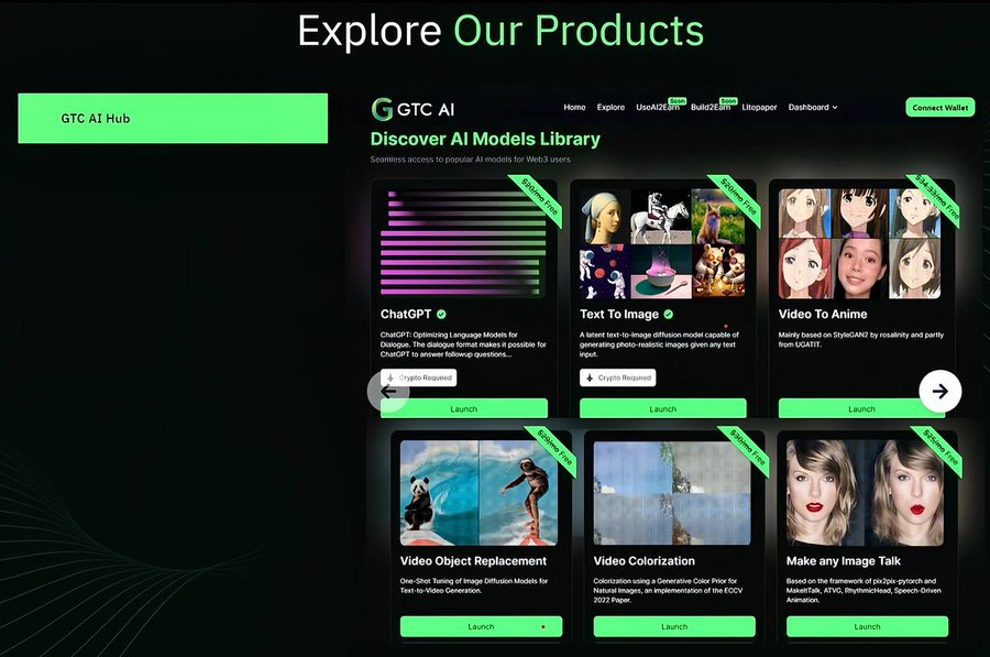 GtcAiCoin's tweet photo. 🤖🌐The GTC AI Hub is the premier AI aggregator, allowing Web3 users to access and utilize various AI tools without registration and free of charge.

It empowers Web3 projects by making AI services accessible and affordable, facilitating innovation and growth. 🚀🚀🌟🎉👇👇 https://t.co/1VvqIP8dk0