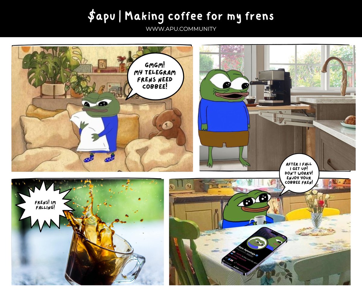 Also created this for our meme contest but i thought my video was funnier. hope you enjoy frens! @ApusCoin $apu