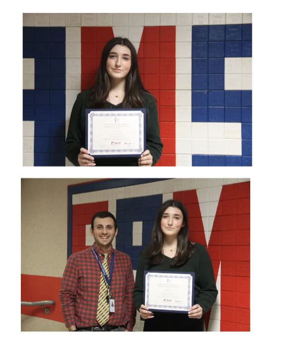 FAMS is proud to recognize Juliana Costabile as a @nationalhonorsociety NJHS Outstanding Achievement Award recipient.  Congratulations!!