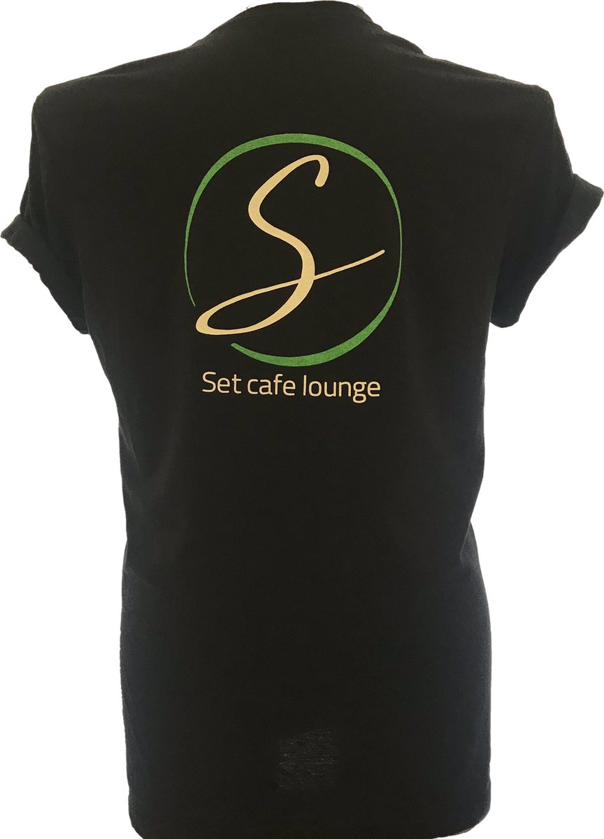 T-shirts printed for Set Cafe Lounge at Newquay Tennis Centre, who serve excellent quality breakfasts, seven days a week and always with a smile 😀