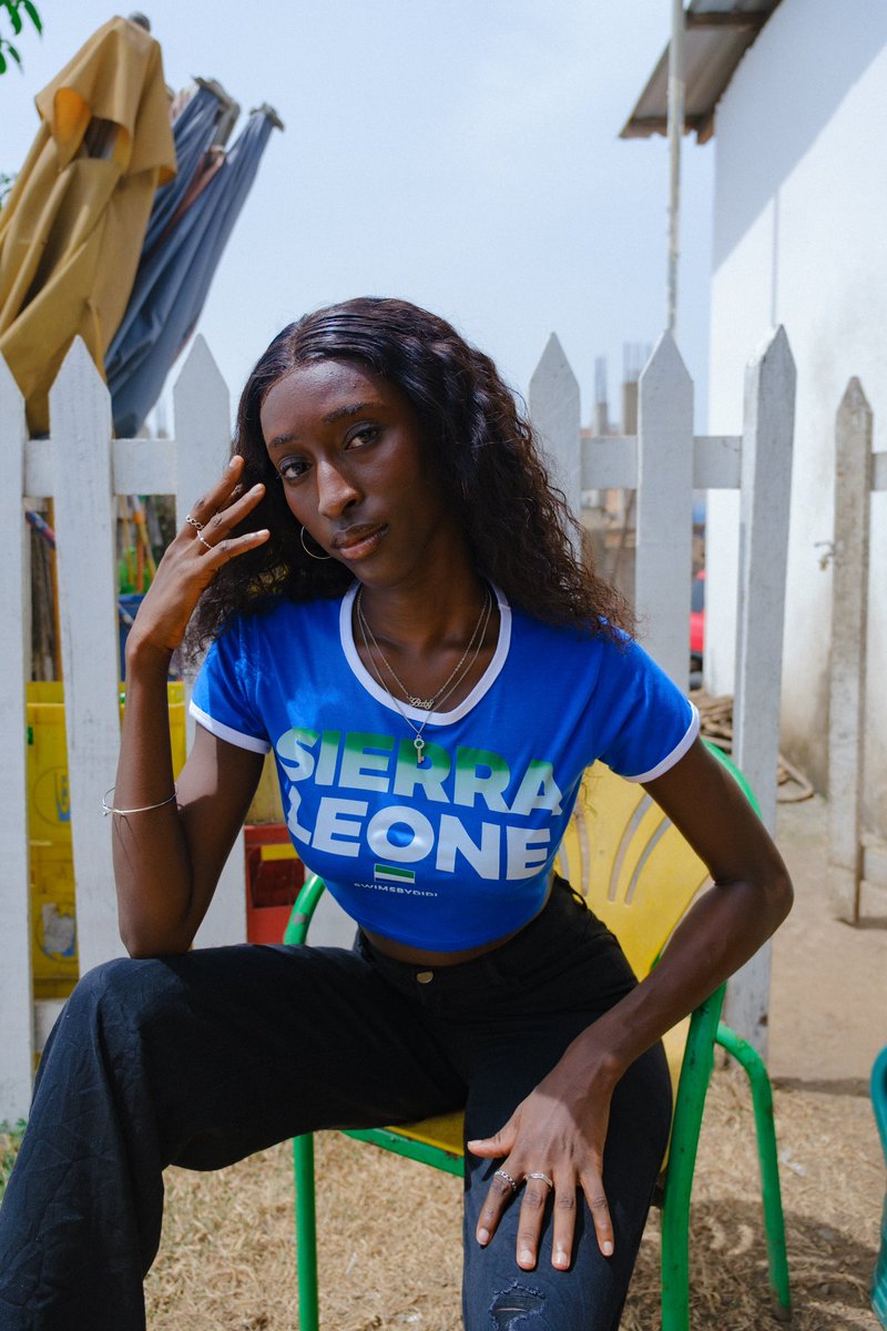 INTRODUCING “THE SIERRA LEONE” ESSENTIAL CROP TOP IN BLUE 🇸🇱 | Le450 | GH₵ 260 | AVAILABLE FOR PREORDER NOW ON SWIMSBYDIDI.COM 🌍 & AVAILABLE TO ORDER ON THE 12TH OF APRIL FOR CUSTOMERS BASED IN SIERRA LEONE WITH @BSNESS232 ‼️