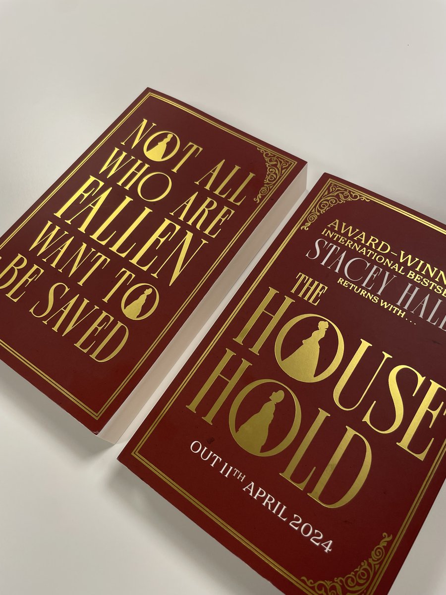 🚨PROOF ALERT!🚨 Do you want to read Stacey Halls's latest novel #TheHousehold ahead of publication? DM me or email sales@bonnierbooks.co.uk and I'll send one of these GORGEOUS proofs your way! ❤️ * Limited qtys available. First come first served.