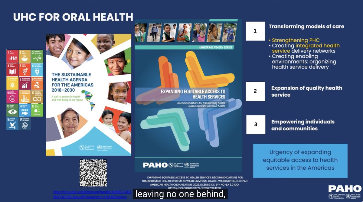 The political economy of oral healthcare

This is an excellent all round summary on why #OralHealth needs to be part of Universal Health Coverage 

Part of kickstarting the <a href="/WHO/">World Health Organization (WHO)</a> Global Oral Health Action Plan

Well worth 8 minutes. Take time to listen

youtu.be/C8FjoUyswJY