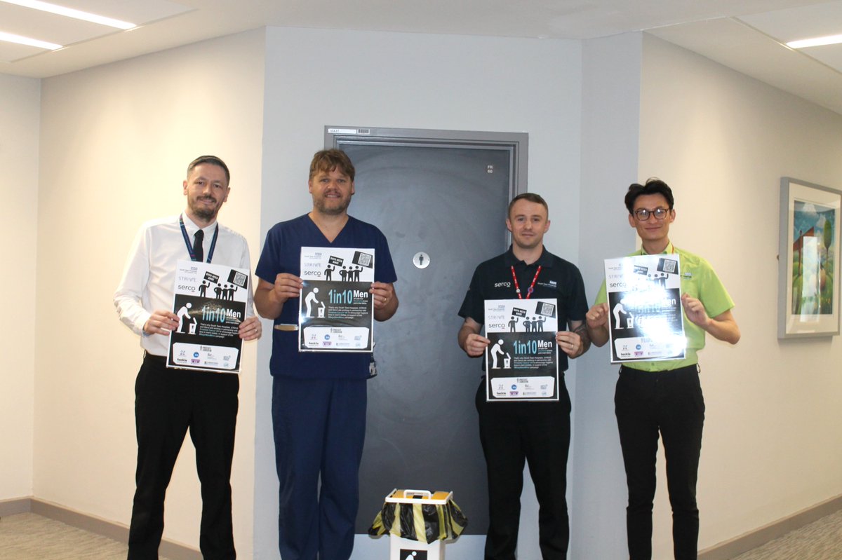 Fantastic news that @SouthTees Hospitals have become the first in the North East of England to install sanitary bins in support of our #BoysNeedBins campaign! Thank you for the work you are doing to raise awareness of male incontinence.