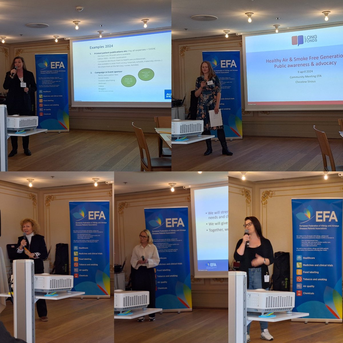 Kicking off #EFACommunity Meeting! This year, we are focusing on how to expand partnerships outside of #patient organisations. Thank you to our members for sharing their best practices. Europe is all about sharing and we are stronger together for better #HealthForAll.