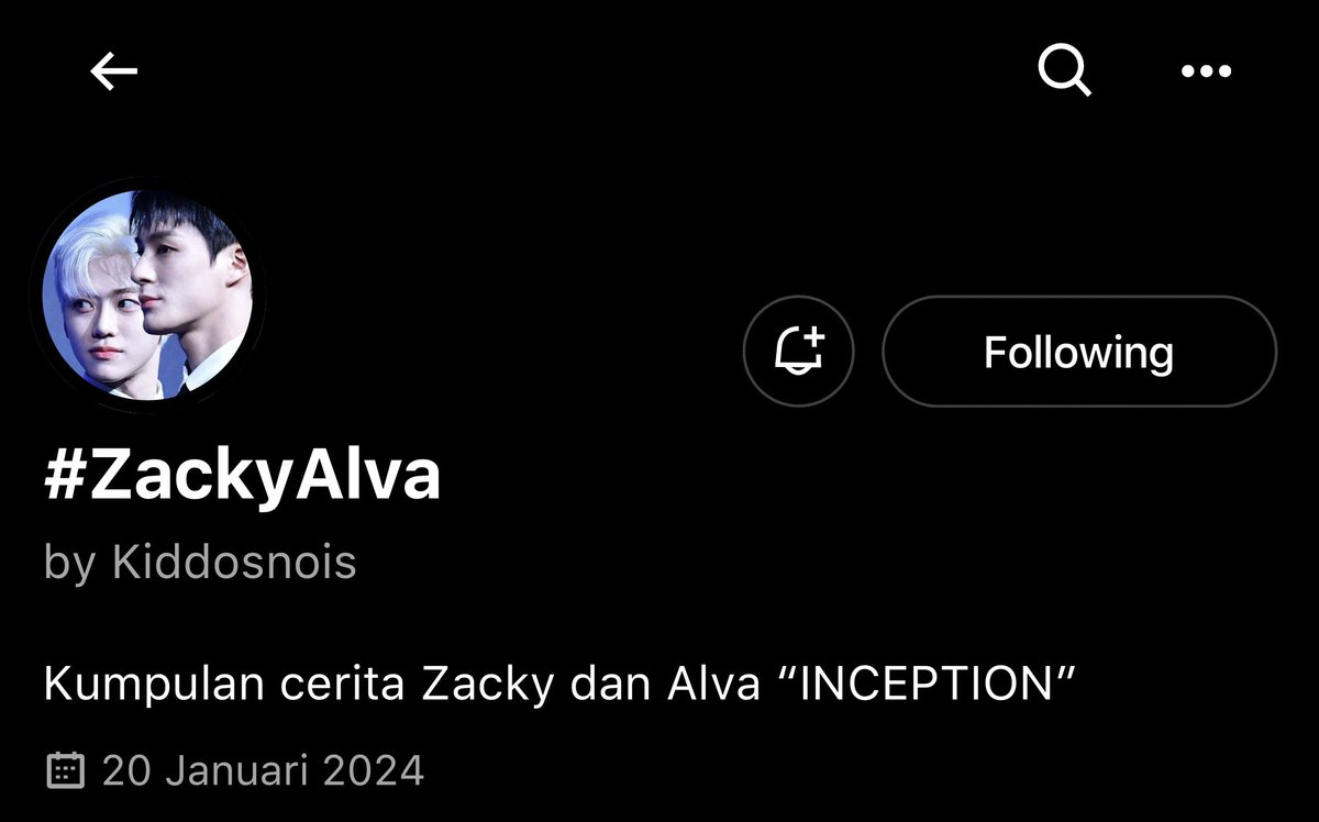 #ZackyAlva 
——
From “INCEPTION” Nomin au