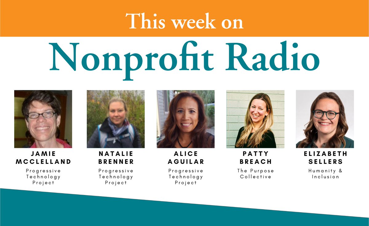 TonyMartignetti's tweet image. #NonprofitRadio is new! Learn about Email Deliverability with Jamie McClelland, Natalie Brenner &amp;amp; Alice Aguilar of the Progressive Technology Project and Email Welcome Journeys with Patty Breech of @purposecollect &amp;amp; Elizabeth Sellers of @HI_UnitedStates: tony.ma/NonprofitRadio…