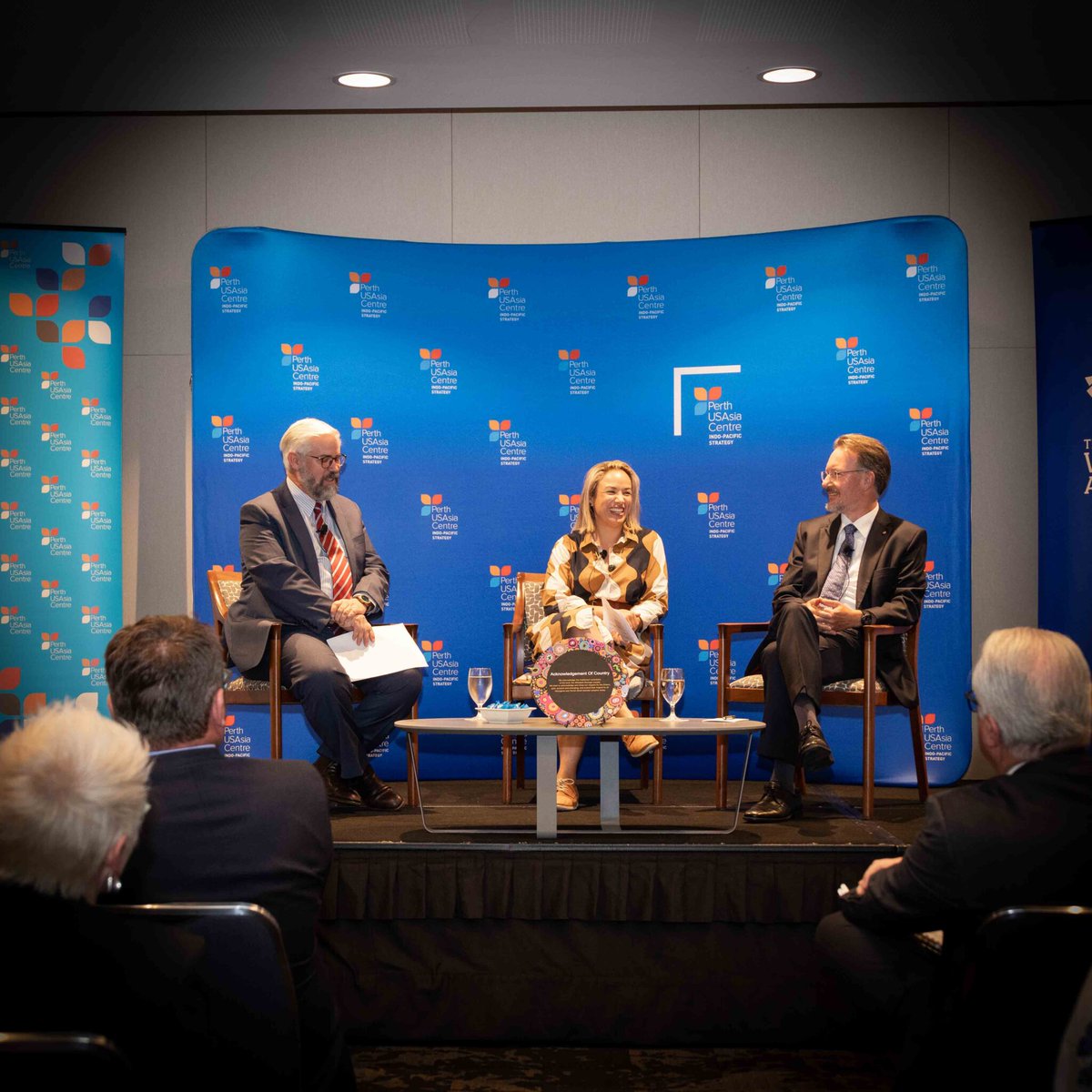 On 27 Mar, @PerthUSAsia hosted a panel discussion on North Korea & #NuclearSecurity between Prof Gordon Flake @lgflake, @WiN_Australia Exec @jasmin_diab & Prof Rüdiger Frank @RFrankVienna. Great to see academic engagement between🇦🇺&🇦🇹on intl security issues. 📸Perth USAsia Centre