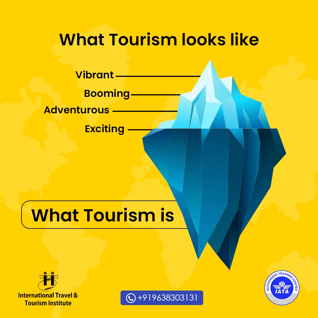 What you see is only the happening side of the industry. What's more to it? The immense value & efforts it puts into making an #economy thrive.

Explore the #TourismIndustry with @ITTI_Ahmedabad

 #ITTI #IATACertified #IndustryInsights #EconomicImpact #ValueCreation
