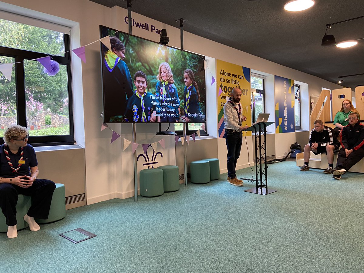Spent the weekend at Gilwell for the April Youth Lead Support Weekend. Fantastic weekend meeting new friends and learning from specialists in their fields in how to better promote the importance of #YouShape scouting! Thank you to the team for putting it together! #SkillsforLife
