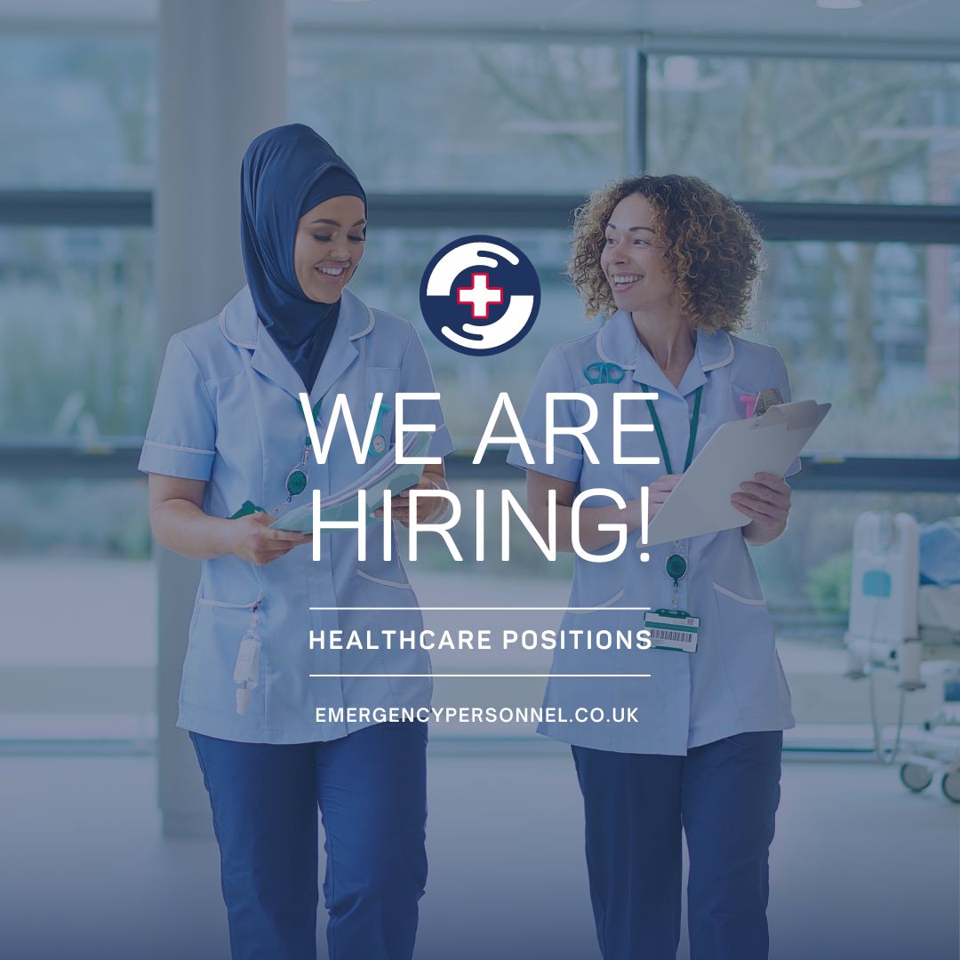 New listings are now live on our website - we match your skills and experience with the perfect roles. 🙌 Visit: emergencypersonnel.co.uk/services/live-…

#HealthcareJobs #UKHealthcareJobs #EmergencyPersonnelSupport #NHSworkers