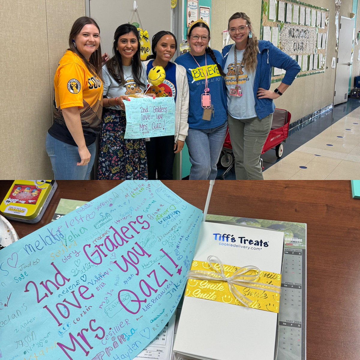 Shazia Qazi (@shaziabqazi) on Twitter photo Last week was so AMAZING! I was blessed and showered with gifts, hugs, and thoughtful messages. I am so thankful to work with such a great staff! Special shoutout goes to my amazing partner <a href="/LeadLearnerKB/">Kari Bruhn</a>, front office staff, 1st, 2nd, 3rd grade teams and the PTO for gifts! Last week was so AMAZING! I was blessed and showered with gifts, hugs, and thoughtful messages. I am so thankful to work with such a great staff! Special shoutout goes to my amazing partner <a href="/LeadLearnerKB/">Kari Bruhn</a>, front office staff, 1st, 2nd, 3rd grade teams and the PTO for gifts!