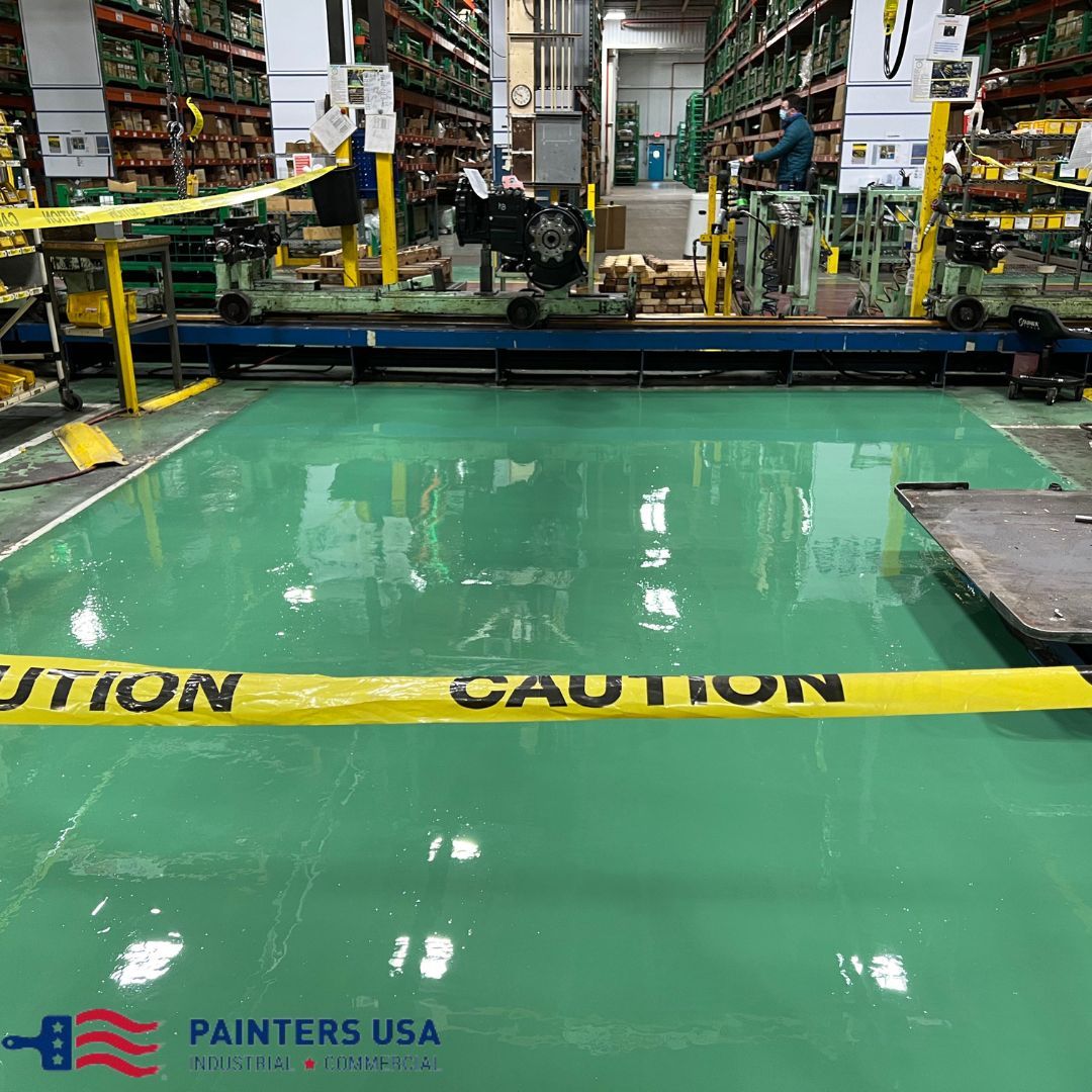 PaintersUSA's tweet image. Before and after: the power of a Painters USA epoxy floor upgrade. #EpoxyExcellence #MakeoverMagic