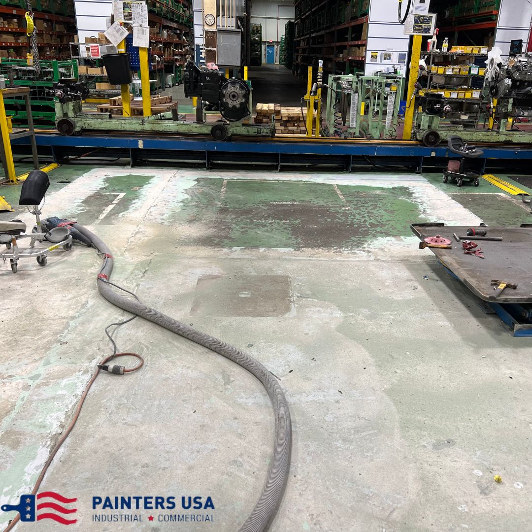 PaintersUSA's tweet image. Before and after: the power of a Painters USA epoxy floor upgrade. #EpoxyExcellence #MakeoverMagic