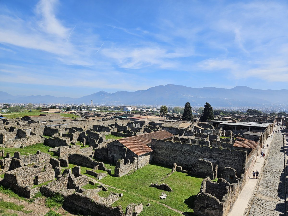 Pompei is deeply uncanny. Can't help imagining people wandering around the ruins of your house in 2000 years' time making up stories about you.