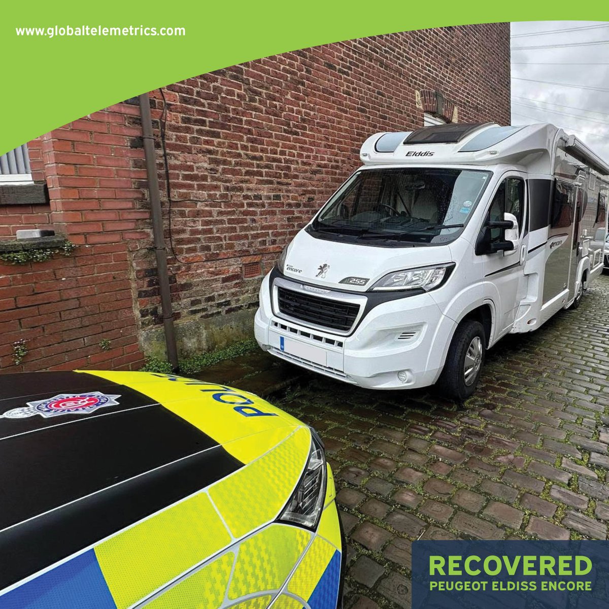 In less than 45 minutes after being reported to our Secure Control Centre as stolen our Repatriations Team and the police recovered our customers stolen Peugeot Elddis Encore motorhome. #Peugeot #Elddis #Motorhome #VanLife #MotorhomeLife #MotorhomeTheft #StolenMotorhome…