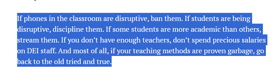 DavidPasko_'s tweet photo. Every damn word of this brilliant piece by @sarkonakj !!!
Parents need to remove their kids from Public Ed in Ontario until these changes occur.
The current Boards need to be voted out.
Find an alternative!
#Homeschool
#ClusterSchools
#CharterSchools
https://t.co/qUd36Kpdw6 https://t.co/gr09OF7MZe