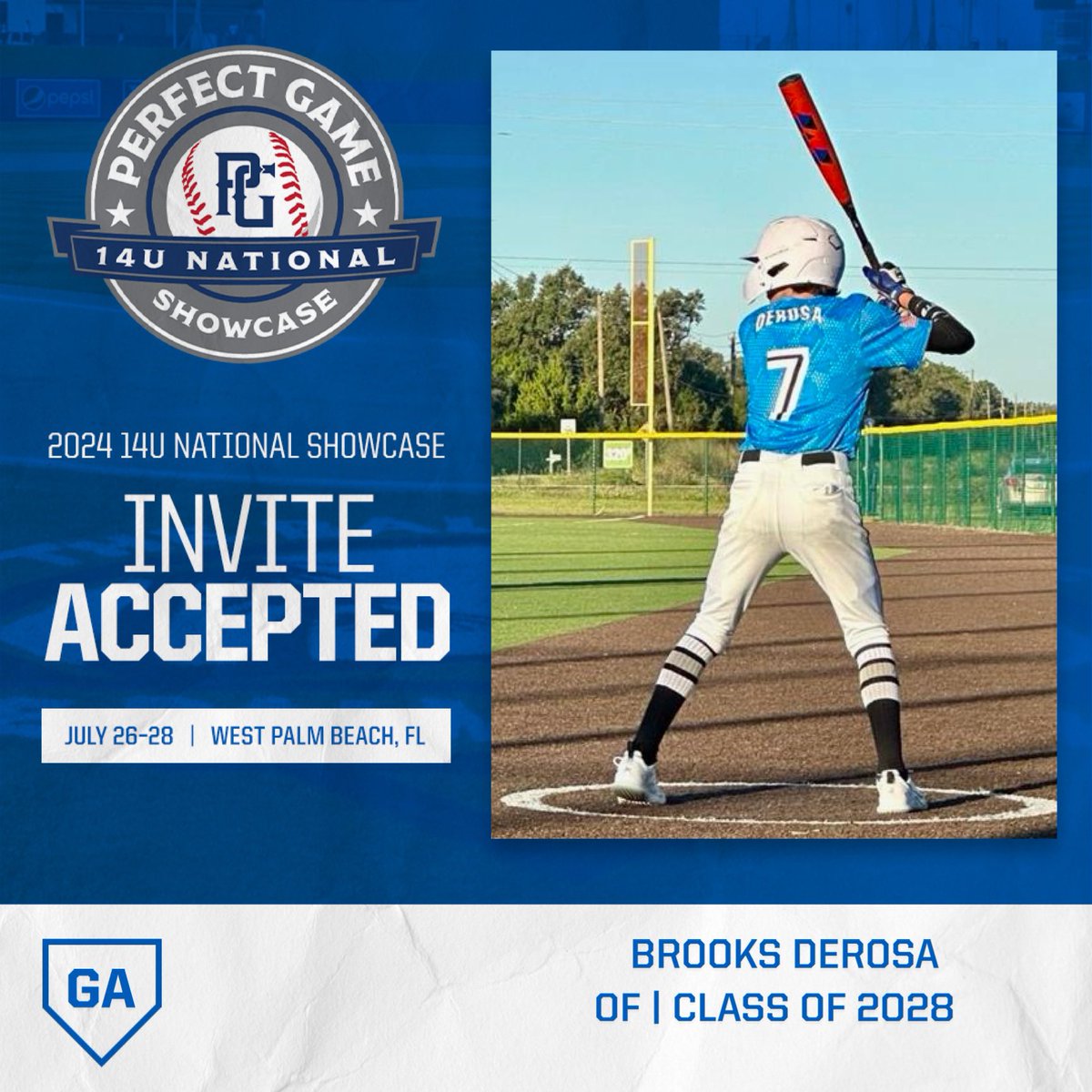 14U NATIONAL INVITE ACCEPTED 🔒 @DerosaBrooks x #14UNational