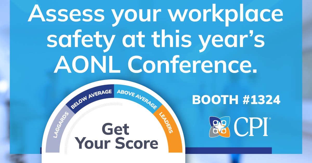 It’s almost time for @TweetAONL Conference! Before visiting booth 1324, take our #WPVP Training Index survey to see where your health care facility ranks and chat with us about reducing workplace violence: bit.ly/3vEwCs4 #AONL2024
