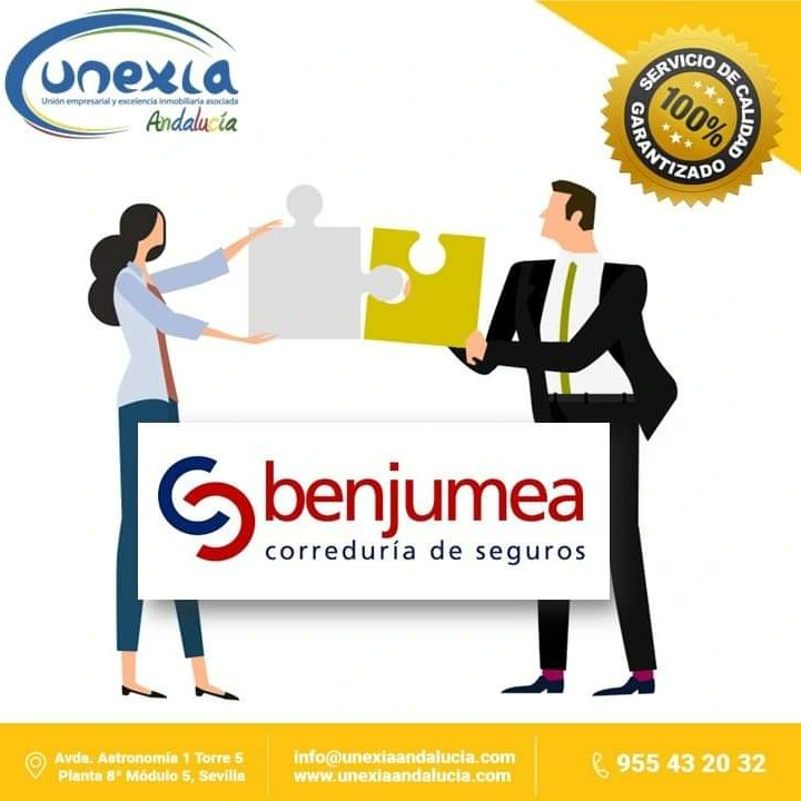 UNEXIA ha renovado su convenio con SEGUROS BENJUMEA, Intentado ofrecer el mejor de los servicios y velando por los intereses de nuestros asociados.
Es una sociedad de Gestión de Riesgos y Mediación, especializada en seguros del sector inmobiliario.
segurosbenjumea.com/index