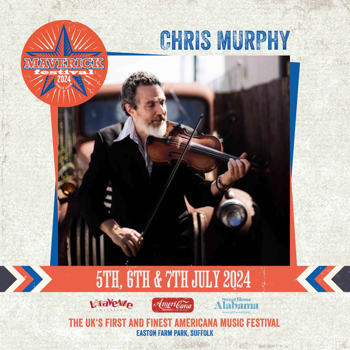 Calling everyone playing at Maverick this year! Artist at large Chris Murphy will gladly add his violin to the mix if needed. Send Chris or us a message ✉️