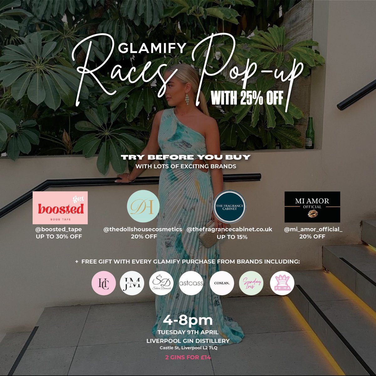 🥂 | Liverpool Fashion Brand Glamify is hosting the ultimate girls night tomorrow at the Liverpool Gin Distillery. 

MORE INFO 👉 tinyurl.com/3tv87e6r