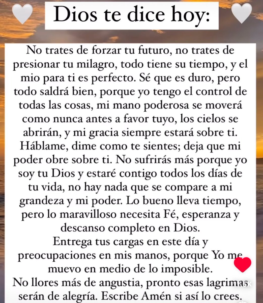 AndreaCK7's tweet photo. Amén ❤️‍🩹🙏🏼 https://t.co/FzSFrVyru8