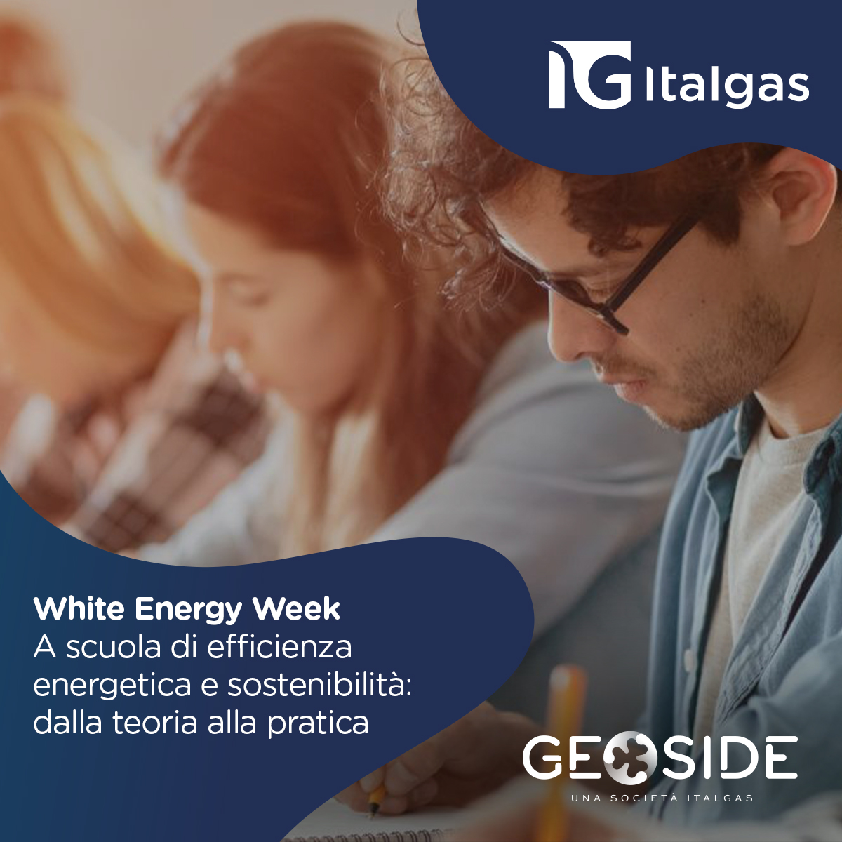 White Energy Week: fino al 12 aprile, 350 studenti dei licei scientifici e istituti tecnici dell’Emilia-Romagna parteciperanno al percorso di #Geoside su efficienza energetica ed ecologica. La cultura della sostenibilità parte dalla scuola🌱 Scopri di più: bit.ly/WhiteEnergyWee…